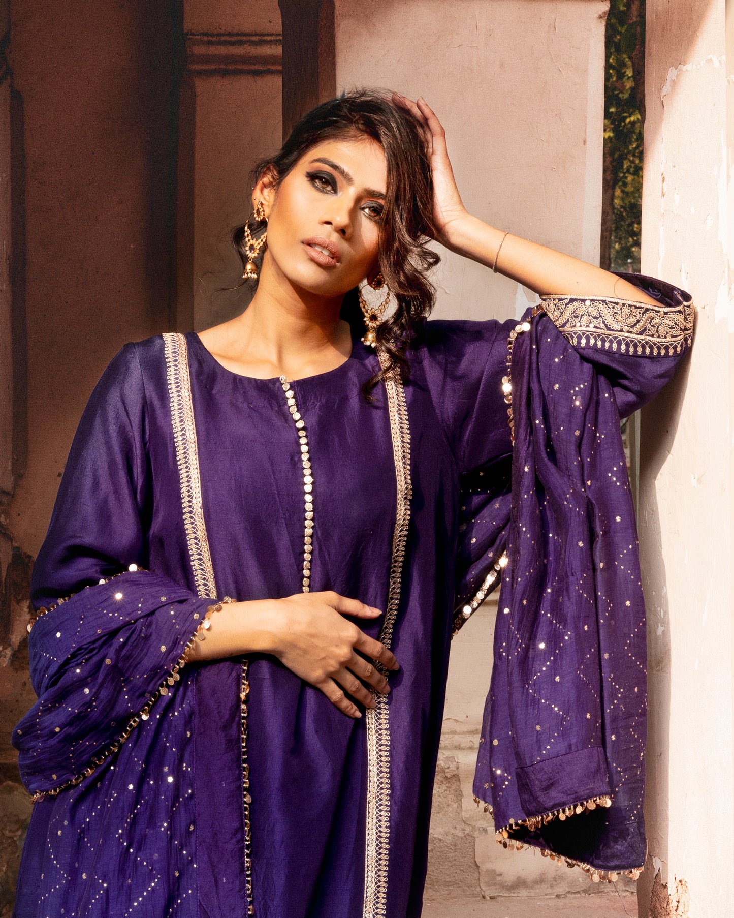 Purple Short Pakistani