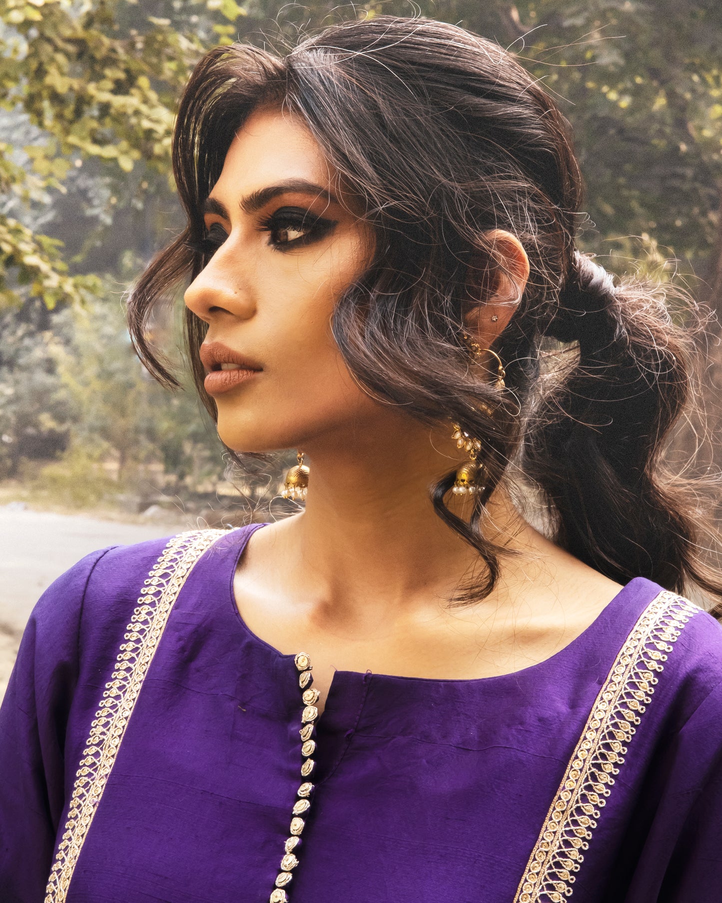 Purple Short Pakistani