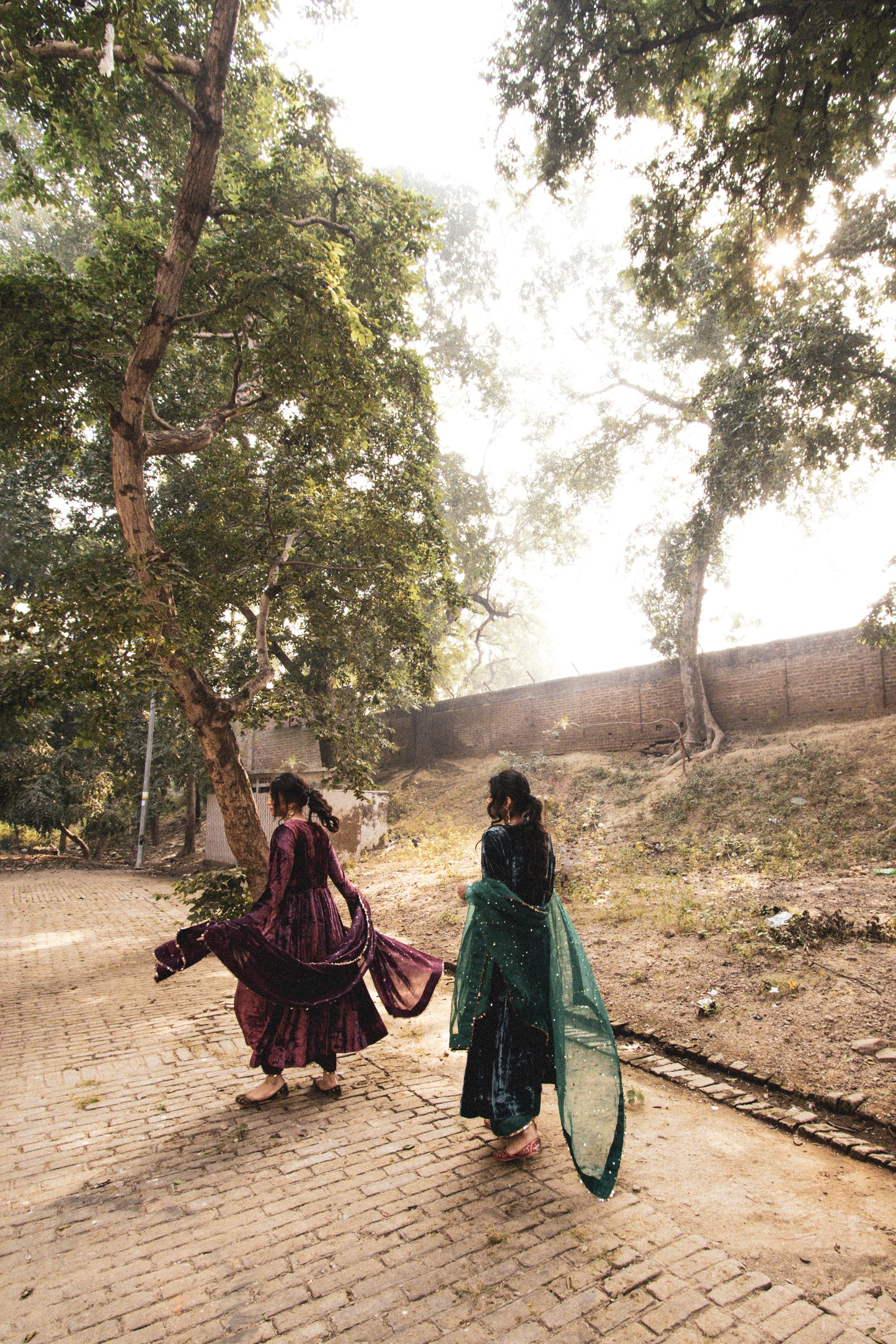 Wine Anarkali Kurta