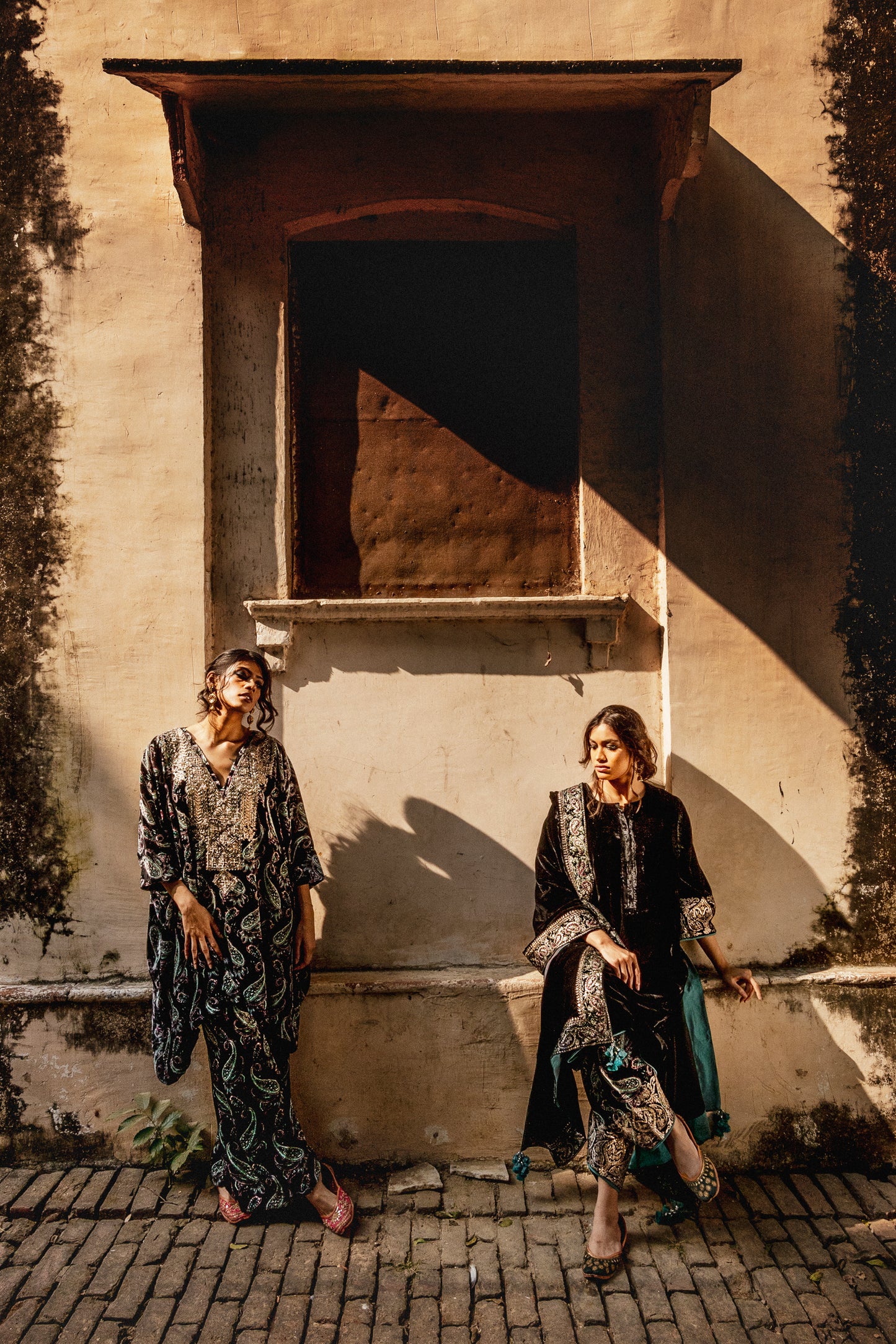 Velvet Choga Kurta