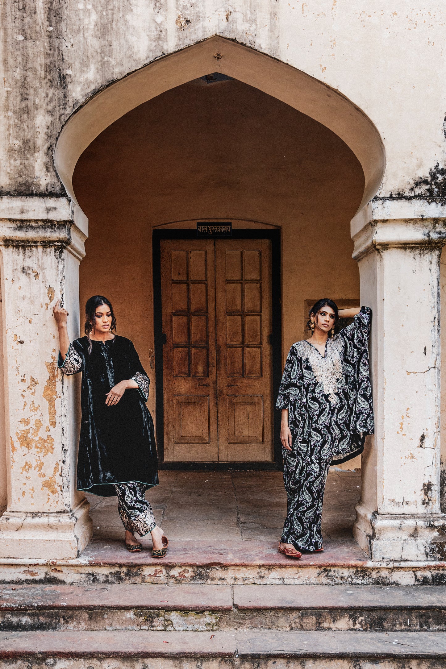 Velvet Choga Kurta