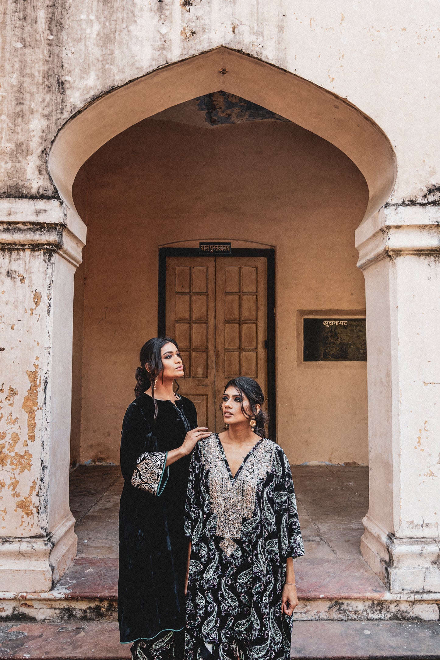 Velvet Choga Kurta
