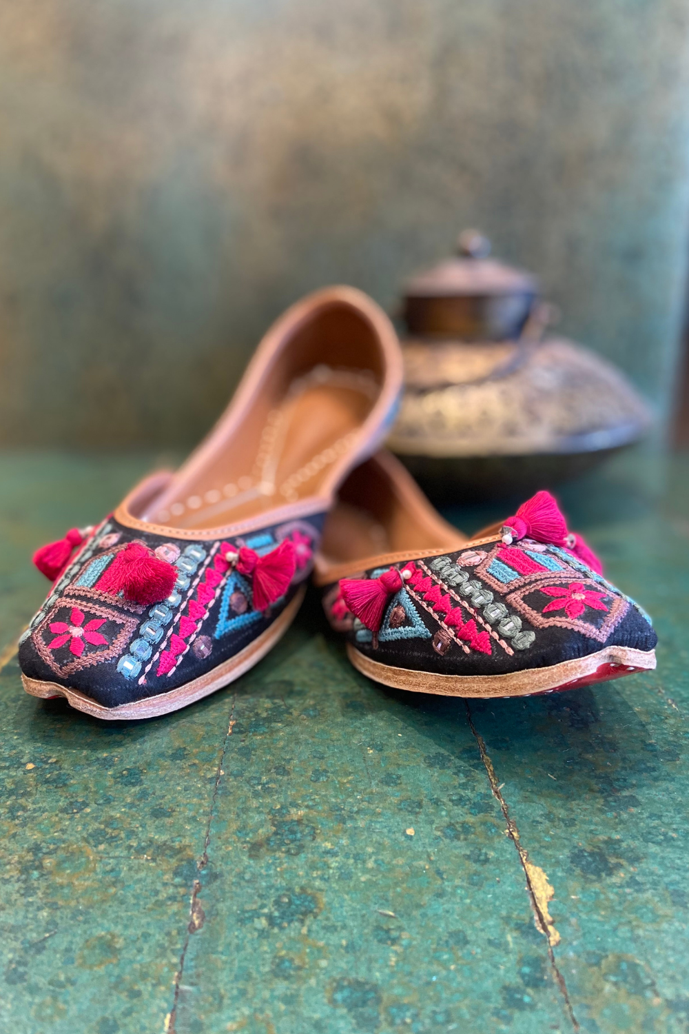 Black Boho Jutti