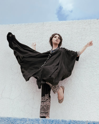 ROOHANI KAFTAN BLACK