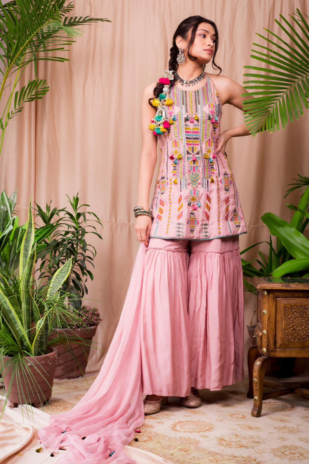 Boho Style 02 (Garara with Strapppy Kurta)