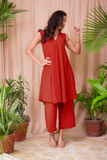 Fursat Style 02 (Box Pleate Kurta Pant)