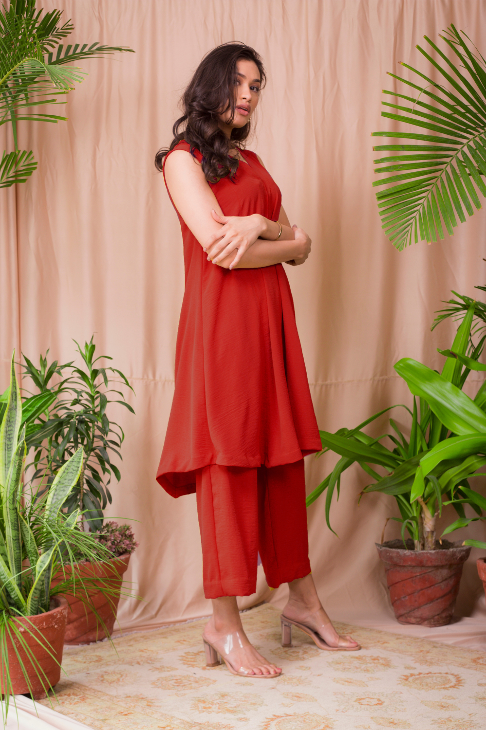 Fursat Style 02 (Box Pleate Kurta Pant)